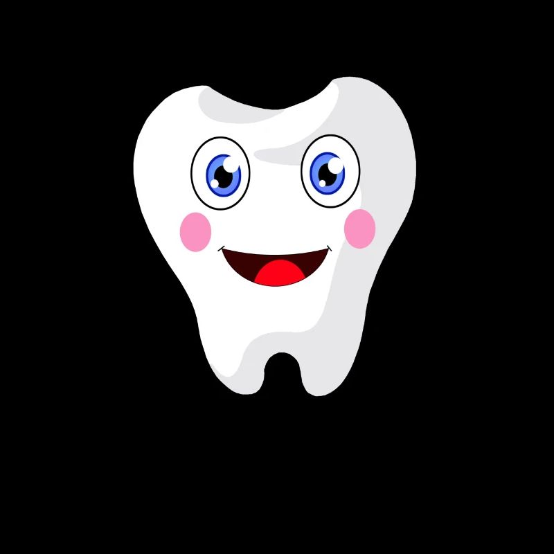 Dent de bébé mignon - dentiste de dent de lait