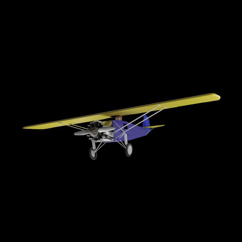 Aircraft high-wing aircraft