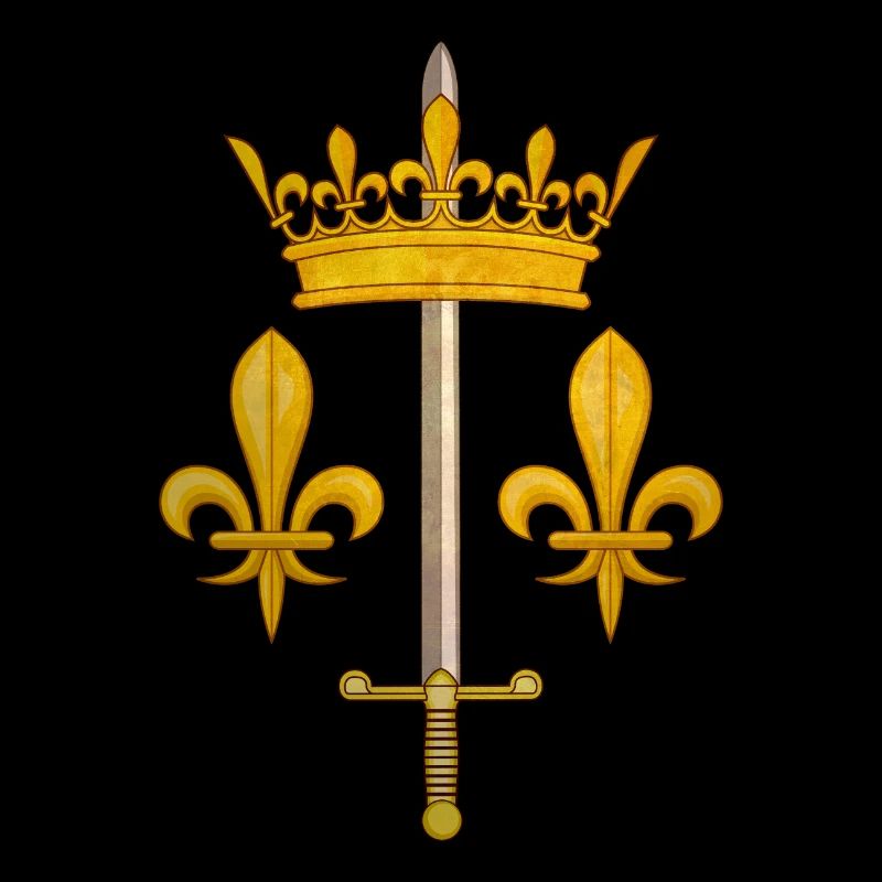 Blason sans ecu Darc du Lys