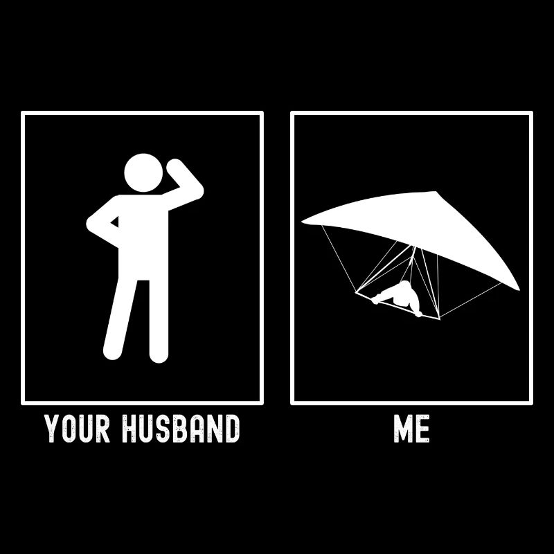 Your Husband - Me - Sky Gliding Front Vector