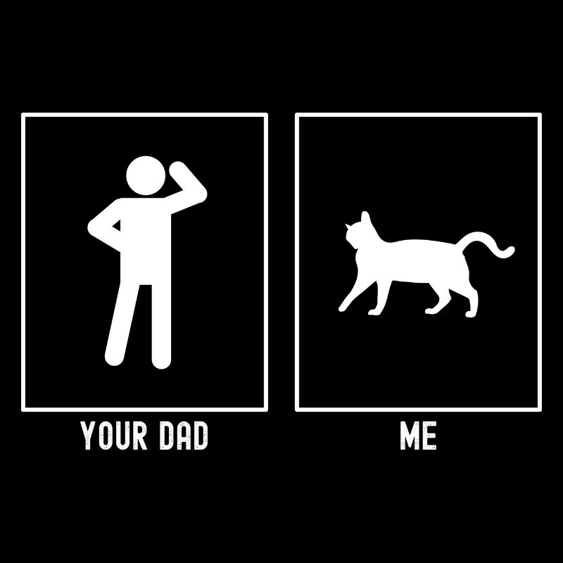 Dein Vater - Ich - Katze Langsam gehend