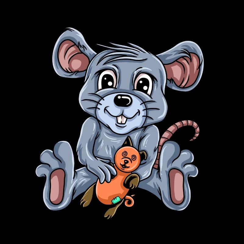 Maus Mäuschen Geschenk Ratte Nager Mouse Lausemaus
