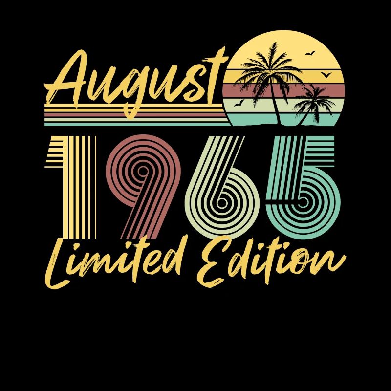 Août 1965 Cadeau d’anniversaire en édition limitée