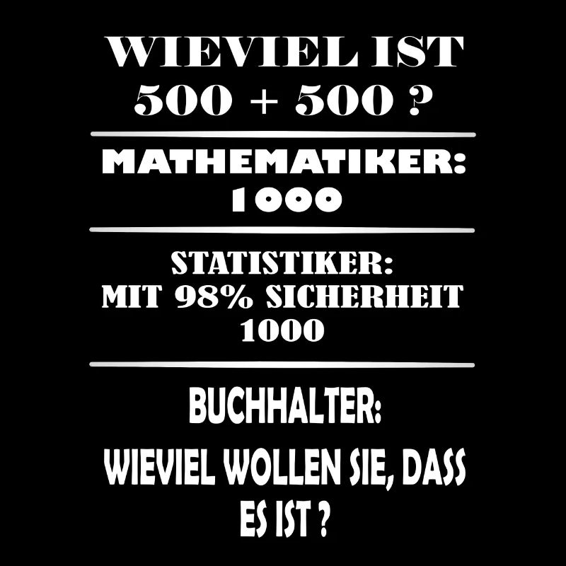 Buchhalter, Statistiker u. Mathematiker am Rechnen