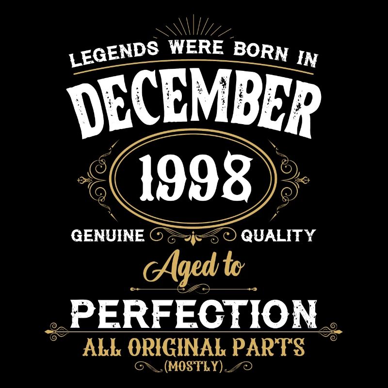 Né Décembre 1998 Cadeau d’anniversaire