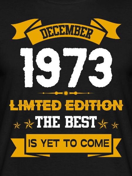December 1973 Birthday present