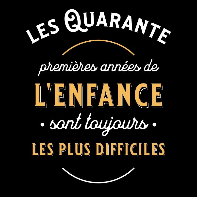 Anniversaire 40 ans humour, idée cadeau Naissance