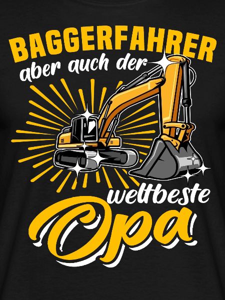 Opa Baggerfahrer
