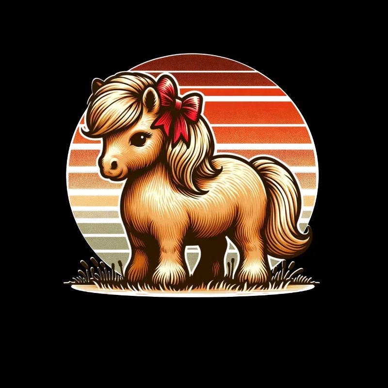 Cavalier de poney Shetland
