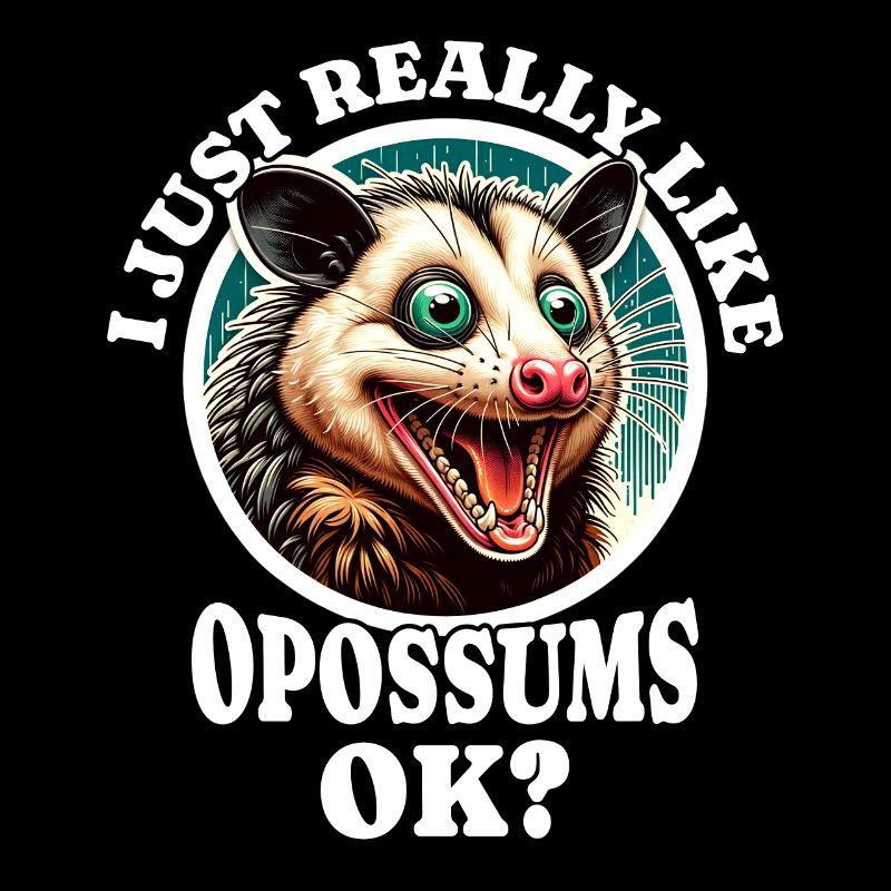 Ich Liebe Opossum Spruch