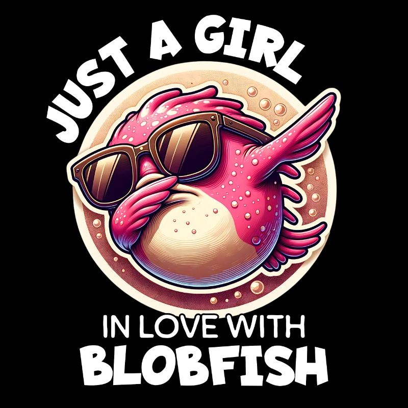 Une fille aime le blobfish