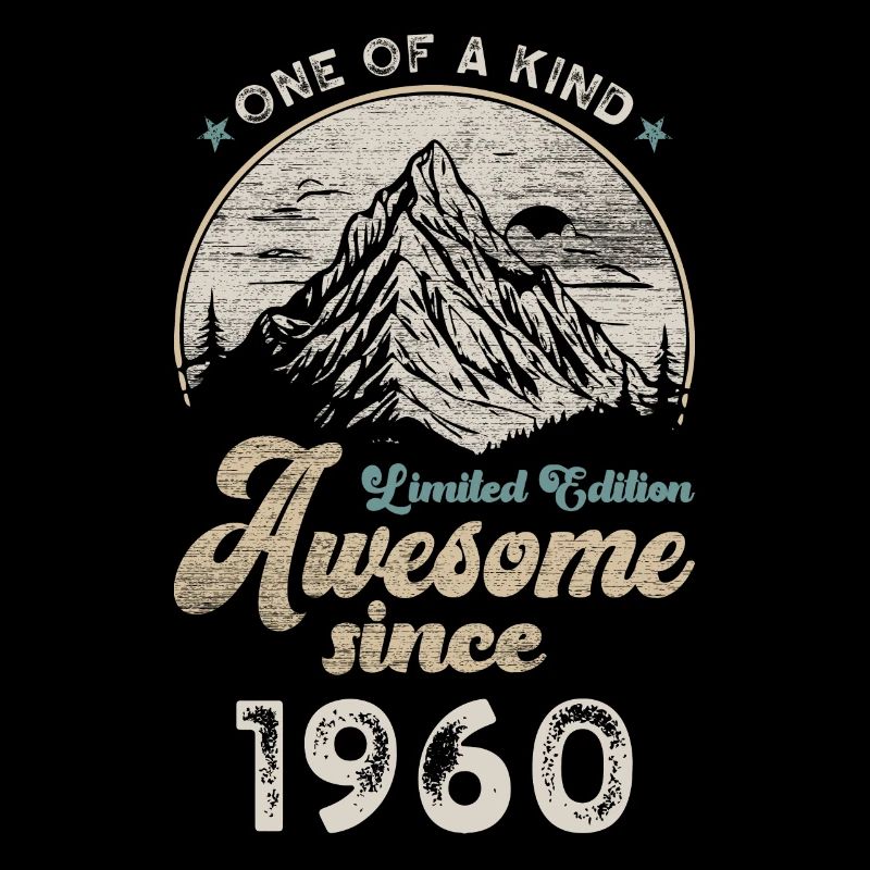 1960's Birthday Mountains