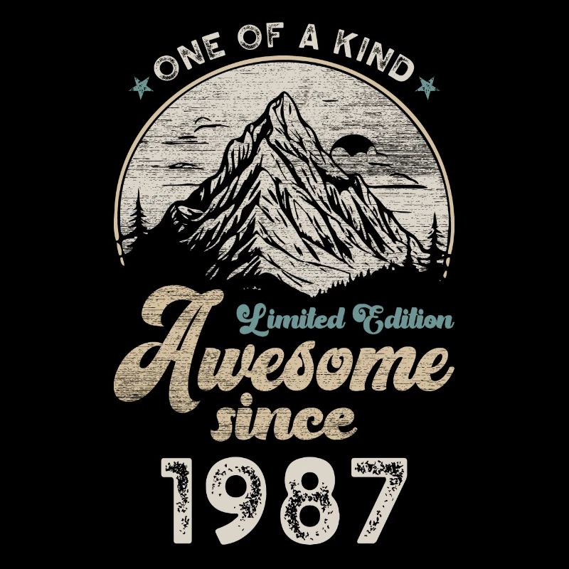 1987 Geburtstag Berge