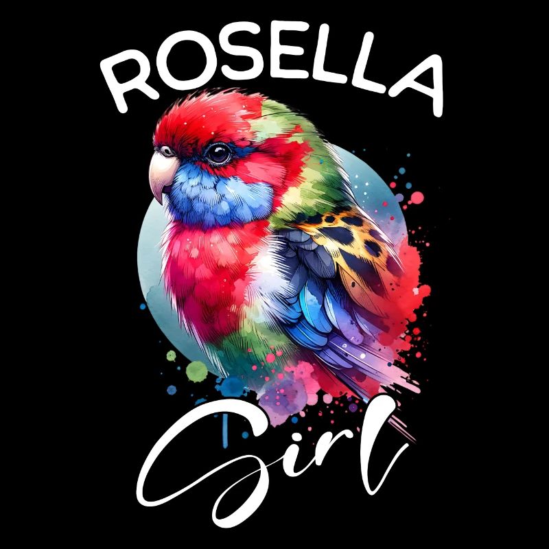Rosella Parakeet Mädchen Rosellasittich