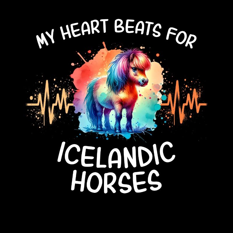 Isländer Herzlinie Pferd Islandpony