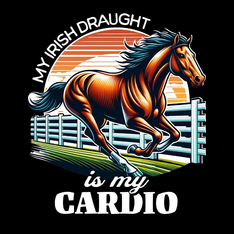 Irisches Zugpferd Pferd