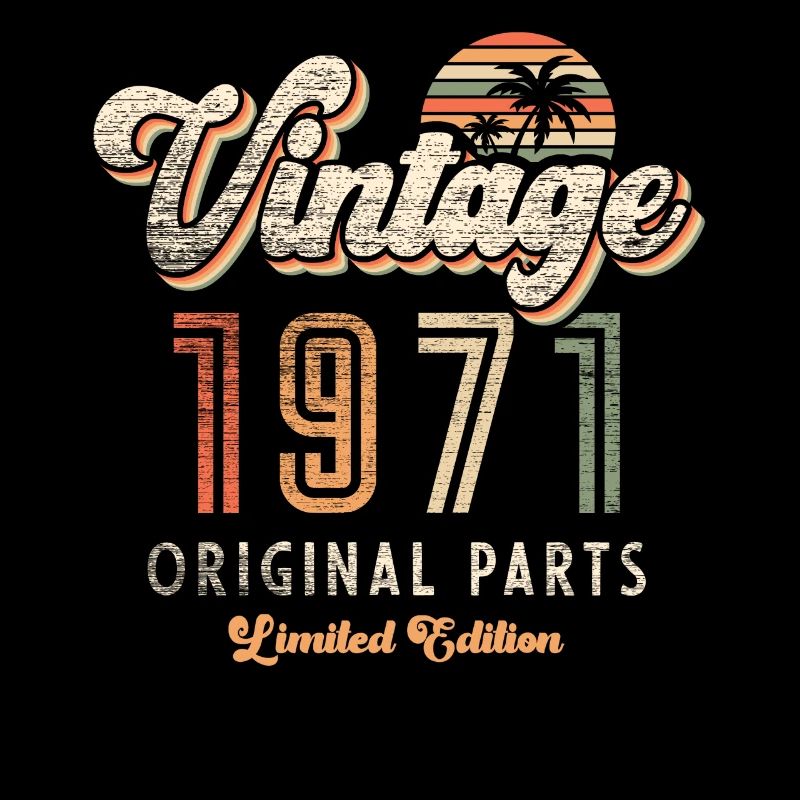 Millésime 1971 Anniversaire Rétro