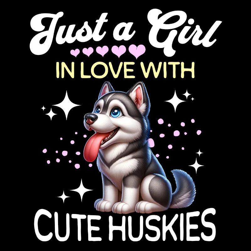 Schlittenhund Mädchen Husky