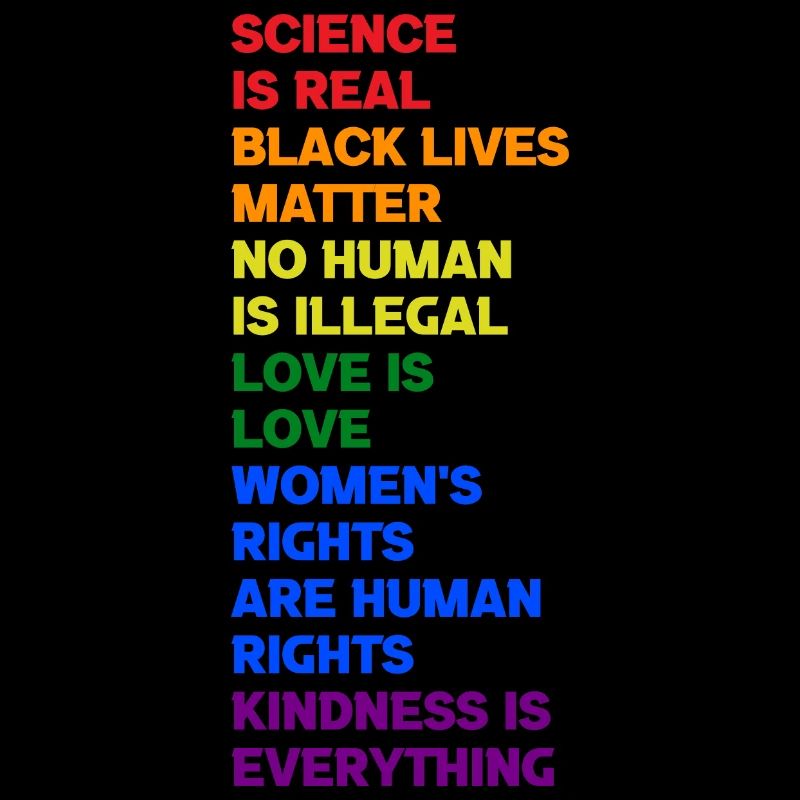 Science Is Real Black Lives Matter Human Rights
