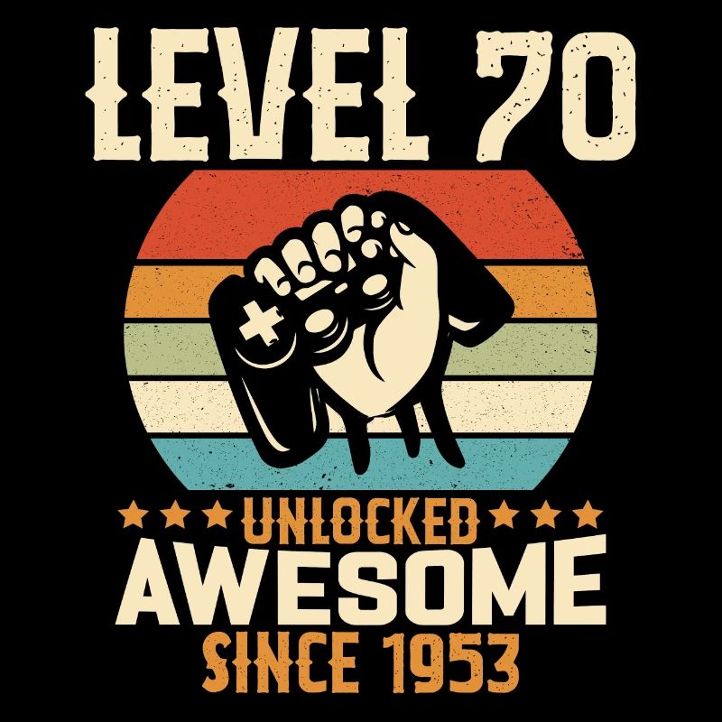 Level 70 Year Unlock Gaming Birthday Gift