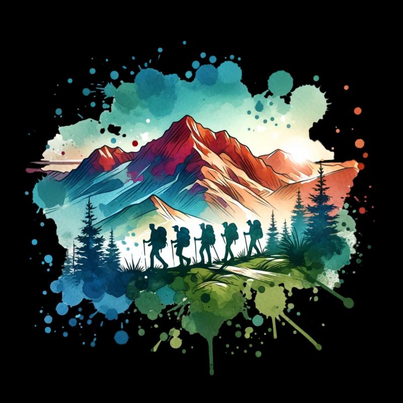 Hiking Mountains Nature