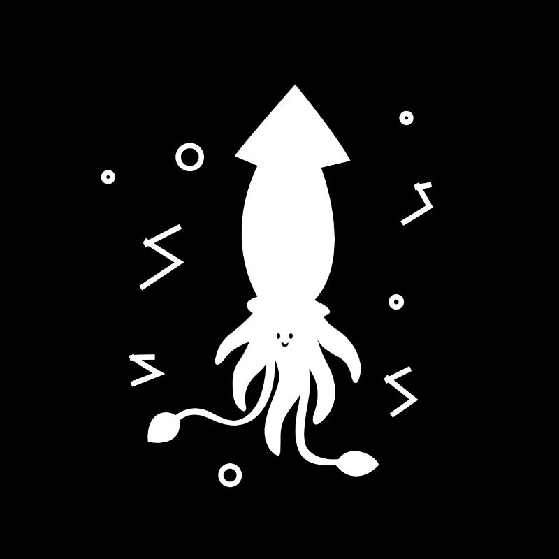 Squid - Octopus / Octopus - Sepia / Animal Lover