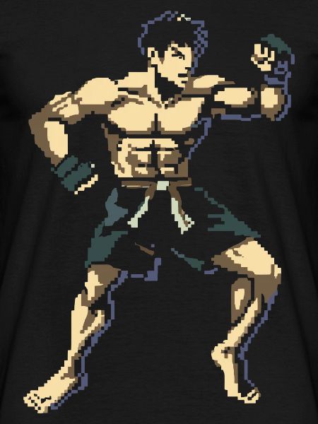 Kickboxer Pixel Graphics