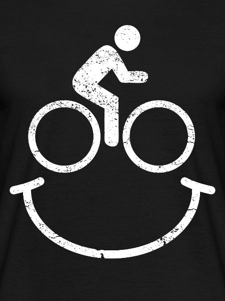 Happy Bike Fun Humor Cyklistcykelgåva