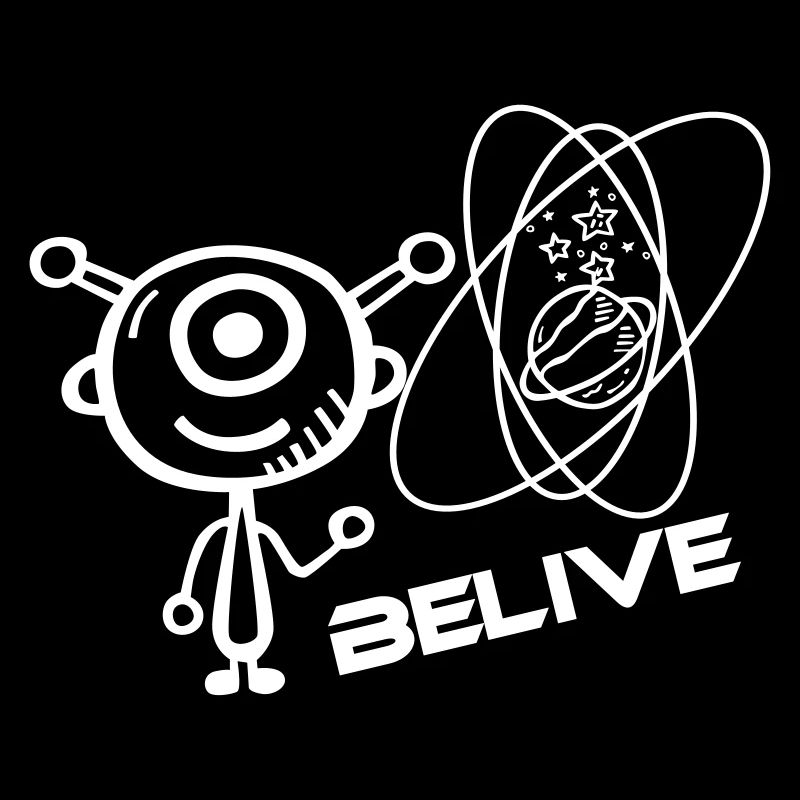 Faith Alien UFO space planet solar system