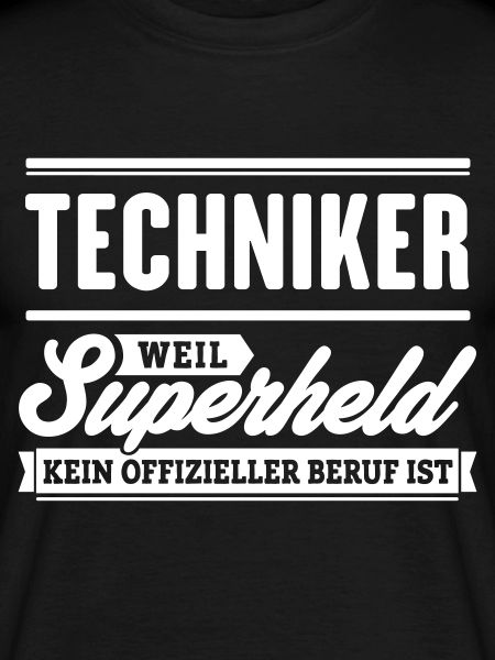 Superheld Techniker