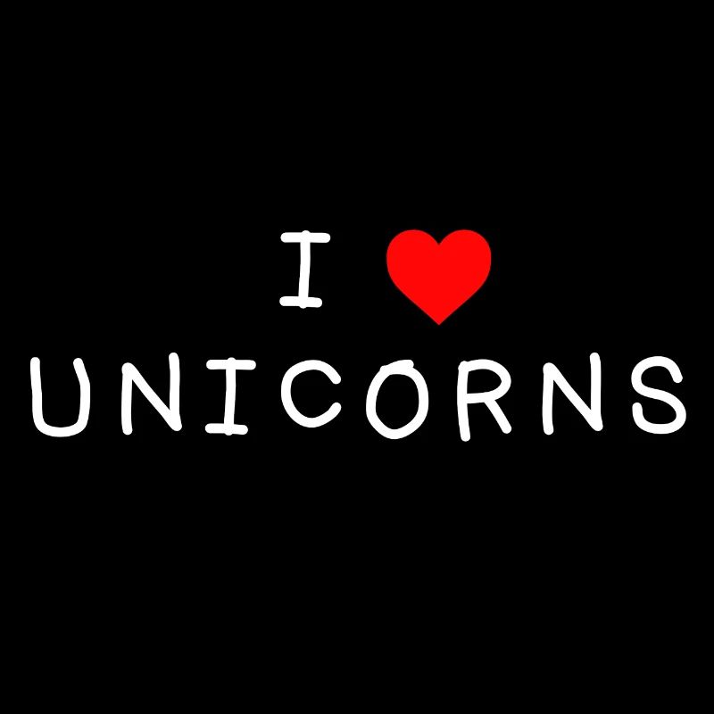 i love unicorns einhorn geschenkidee liebe herz