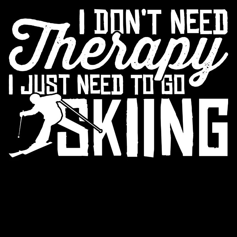 Skiing is better therapy Winter sports