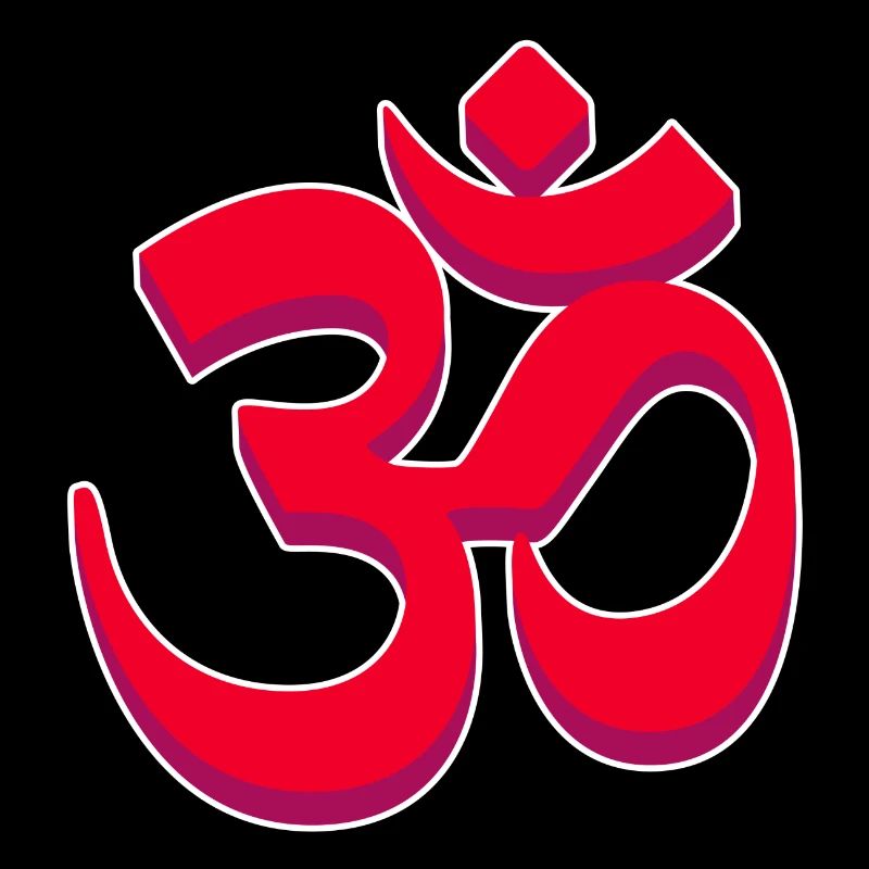 Hinduism Sacred Symbol Black Gift