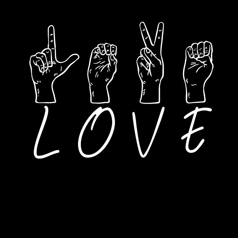 Love Sign Language Valentine's Day Cool Gift