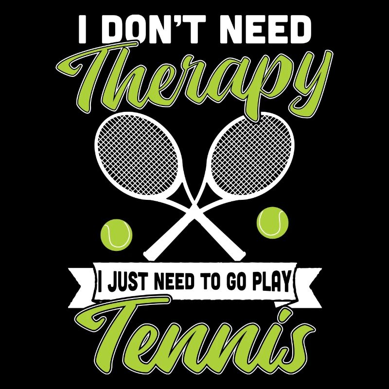 Tennis Therapy Sport Fun Gift