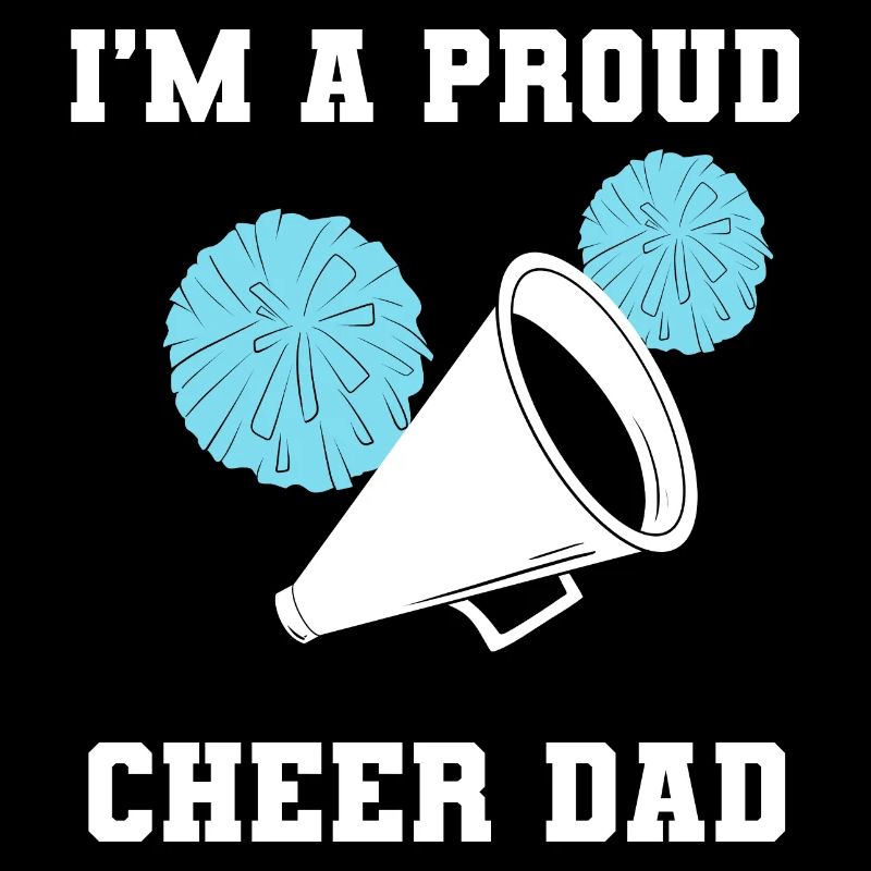 Stolzer Cheerleader-Vater Cheerleader