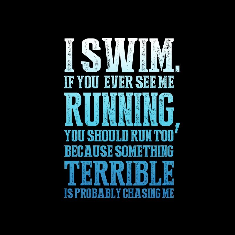 LUSTIGER SCHWIMMER SPRUCH! GESCHENKIDEE