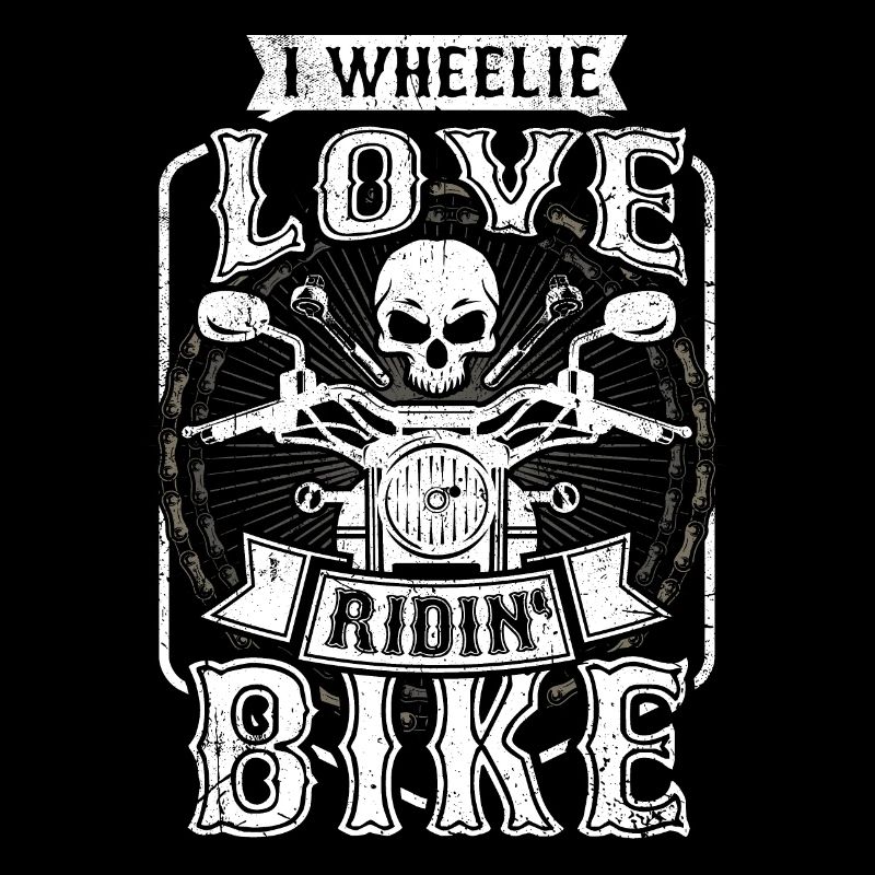 Motorcycle Tshirt Biker Cowl Moped Bobber MC Racer