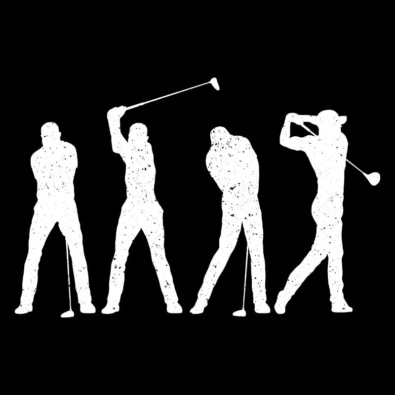 Golf Golfer Golfen Golfspieler Geschenk Retro