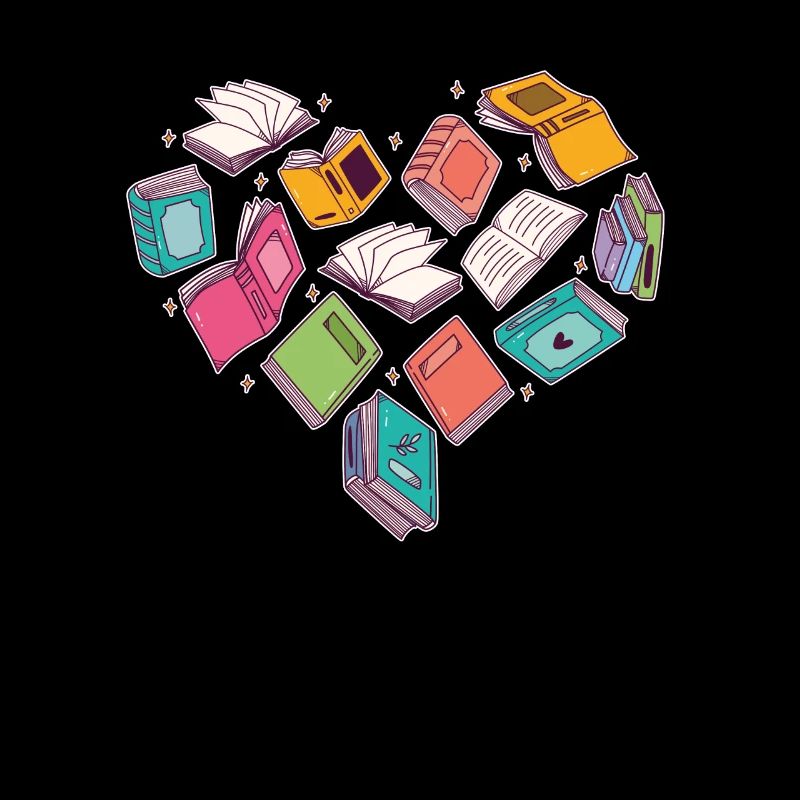 Heart book for book lovers