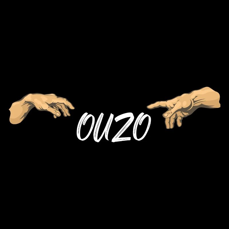 Ouzo disant pour les Grecs Un ouzo par jour