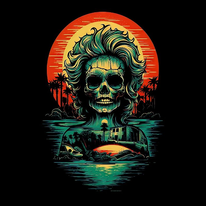 Retro Totenkopf