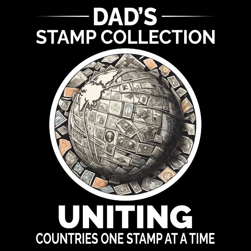 Timbres-poste d’époque Collectionneur de papa