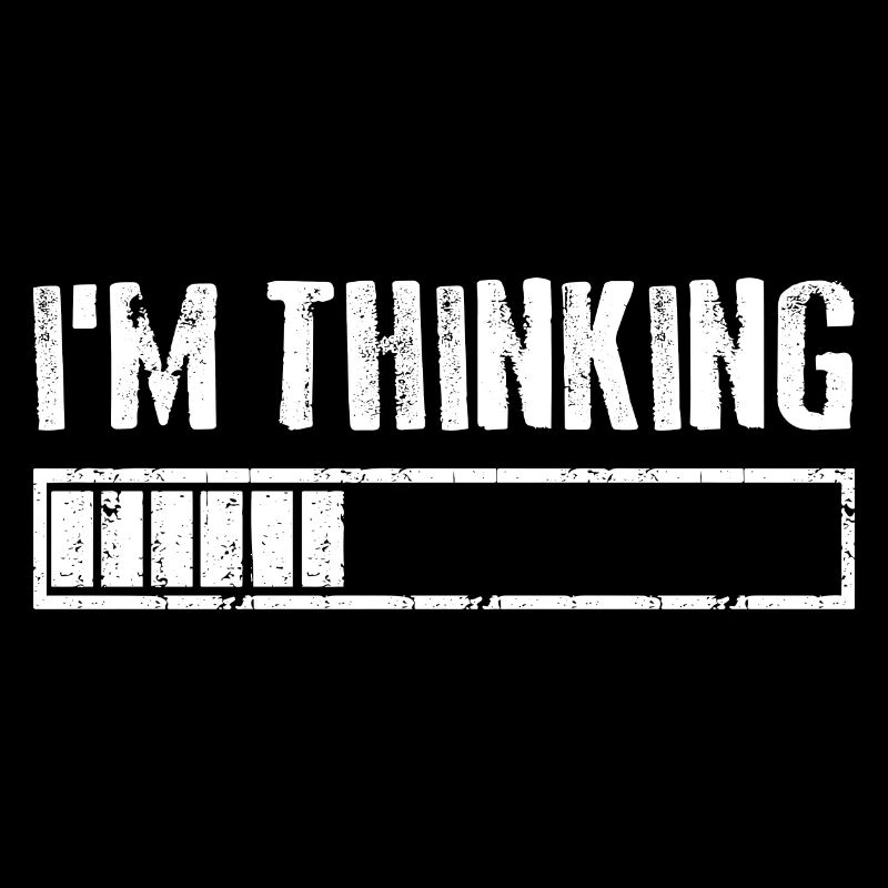 I'M THINKING Loading Gaming Computer Humor
