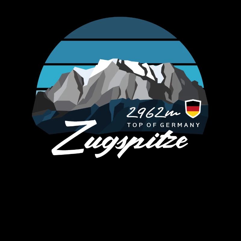 Zugspitze Garmisch Partenkirchen Bavaria Low Poly
