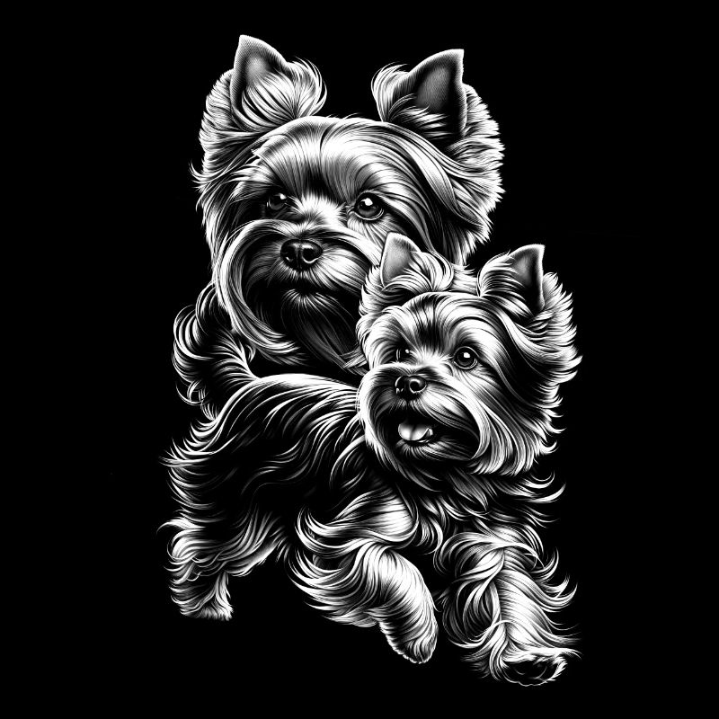 Portrait mignon de Yorkshire Terrier