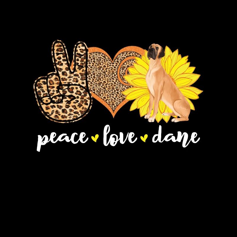 Great Dane Mom Sunflower Dane Lovers