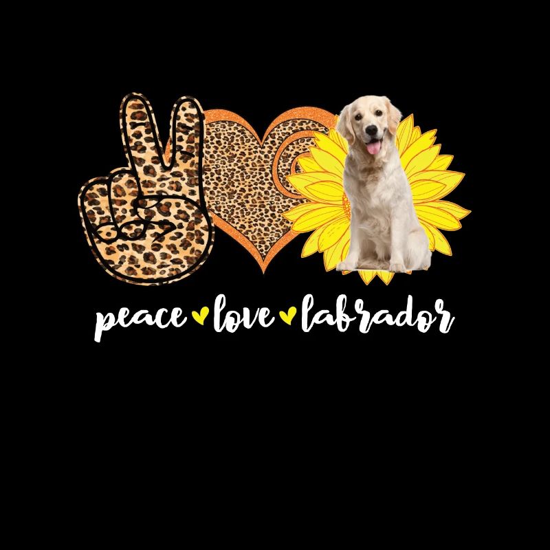Mutter Sunflower Labrador Retriever Hund