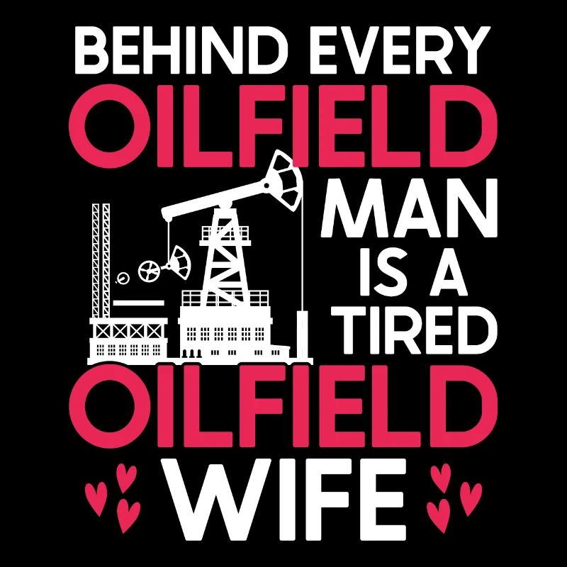 Ölfeldarbeiter Rig Roughneck Ölfeldfrau