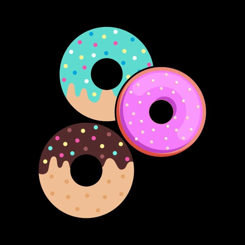 Donut Themed Donut Sprayed Funny Cute